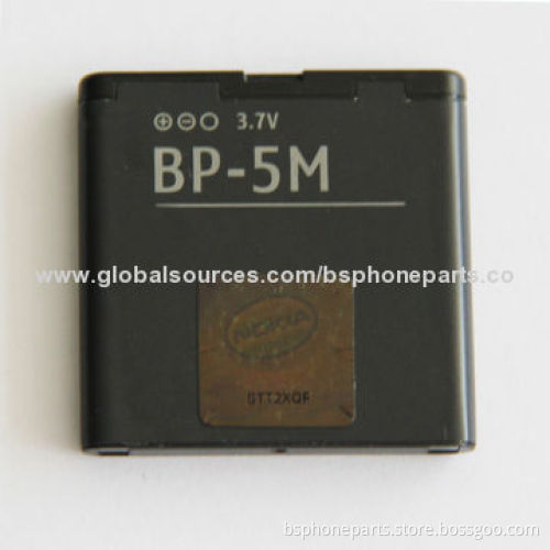 Well Tested Li-ion Battery BP-5M for Nokia, Good Quality with Good Warranty